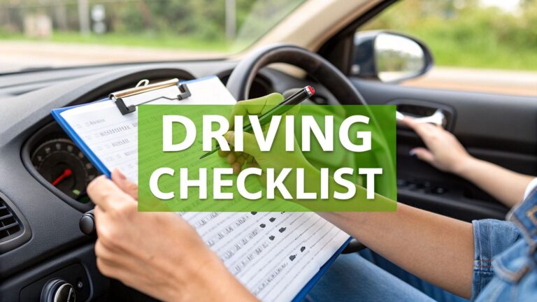 The Ultimate 2025 Driving Lesson Checklist: 8 Key Skills - Fast Pass Blog